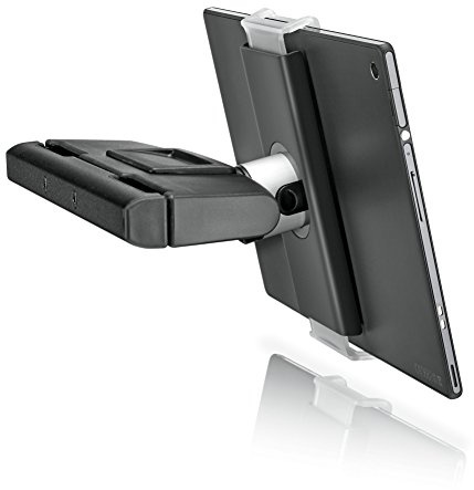 Vogel's TMS 1020 Tablet Kopfstützenhalter für alle Tablets von 7-13 Zoll, Schwenkbar, Bis zu 15° neigbar, Auch geeignet für iPad Air/Mini/Pro, Samsung Galaxy Tab/Note, Nexus 7/10, Schwarz