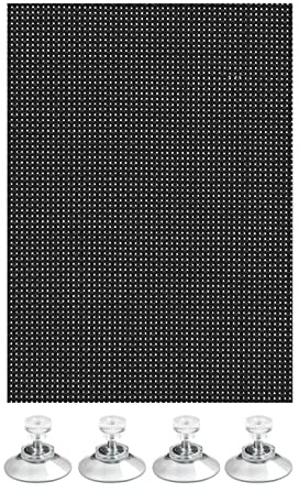 GARDINIA Sonnenschutz für Fenster (auch Dachfenster), Flexibler Sonnenschutz Auto, Lichtdurchlässig, Inkl. 6 Saugnäpfen, 60 x 120 cm, Schwarz
