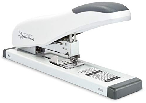 Rapesco 1386 ECO HD-100 Hochleistungsheftgerät, 100 Blatt Kapazität, Soft Weiß