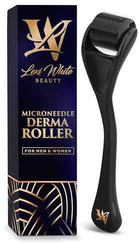 Dermaroller 0,5mm, Bartroller Microneedling für Haare, Derma Roller Haare Bart und Haut, für Männer und Frauen