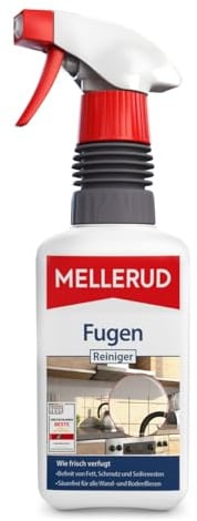 MELLERUD Fugen Reiniger | 1 x 0,5 l | Säurefreies Reinigungsmittel gegen Fett, Schmutz, Verkrustungen und Pflegefilme auf Fugen
