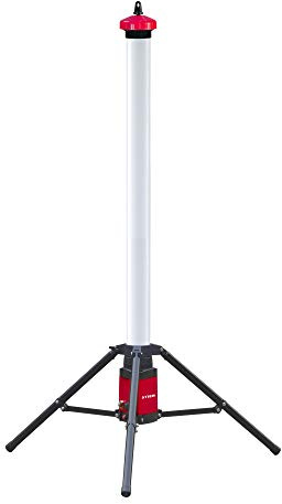 STIER Akku SMD LED Baustrahler 360° Tower, 3500 Lumen, 36 W, LED Arbeitsleuchte, Baulampe, Baustellenlampe, Baustellenstrahler, Akku Strahler, LED Arbeitsscheinwerfer