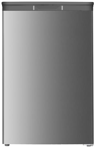 SCHOEPF – GS87SB Gefrierschrank 85 cm – 87 L – Energieeffizienzklasse B – 37 dB – 4-Sterne-Gefrierfach – höhenverstellbare Füße – freistehend – 84 kWh/Jahr (Silber)