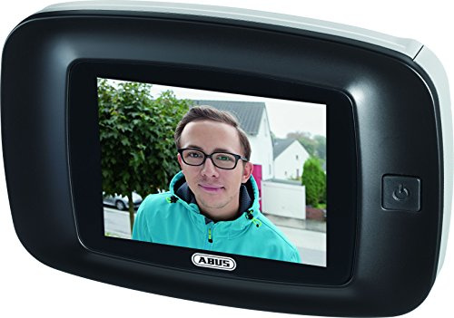 ABUS Digitaler Türspion DTS3214 - 3,2 TFT-Display, 105° Weitwinkel | Kabellos & batteriebetrieben, 0,3 MP CMOS-Sensor, nachrüstbar für Türstärken 38–110 mm, autom. Abschaltung