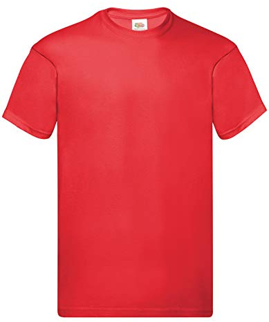 Fruit of the Loom Herren T-Shirt Original T 61-082-0 Red M