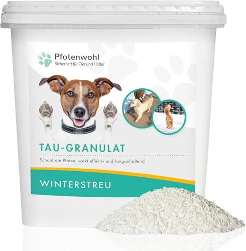 HOTREGA Taugranulat Pfotenwohl 5 Liter | Streusalzfrei und pfotenschonend | Auftaumittel gegen Eis und Schnee | Langzeitschutz bis zu 3 Tagen