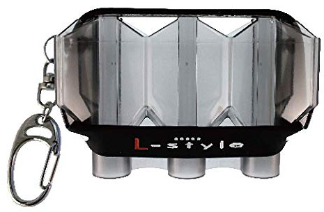 L-style - Flight-Cases von Thor-Sports in Clear-Black transparent - Krystal Flight Case schwarz transluzent - Made in Japan