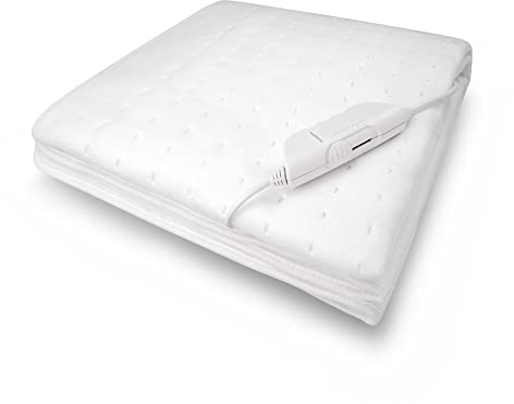 medisana HU 662 Wärmeunterbett 150x80, Heizdecke, elektrische Wärmedecke | Mit Abschaltautomatik und Überhitzungsschutz, für das Bett mit Wärme in 6 Temperaturstufen, waschbar