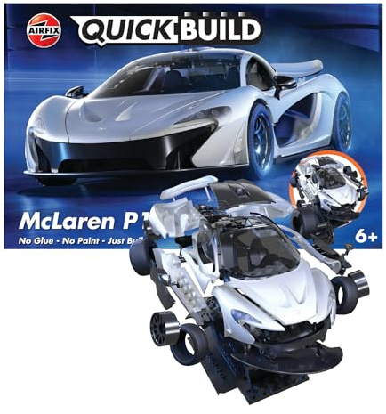Airfix QUICKBUILD McLaren P1 Modellbausatz, weiß