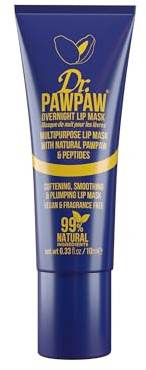 Dr.PAWPAW Overnight Lip Mask 10 ml, Mehrzweck-Lippenmaske mit natürlicher Pfote