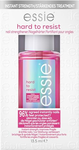 essie Nagelhärter für natürlich strahlende, glänzende und stärkere Nägel, Vegane Formel ohne Inhaltsstoffe tierischen Ursprungs, hard to resist, Pinker Tint, 1 x 13,5 ml