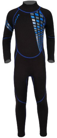 Tamino Neoprenanzug Kinder 2mm Langarm – Kinder Wetsuit warm für kühles Wasser | Fullsuit Jungen Mädchen für Schwimmen, Schnorcheln, Nordsee Ostsee, M, 140-146