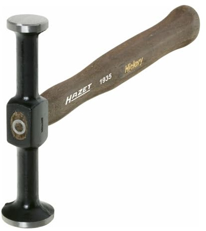 HAZET Ausbeul-Hammer 1935, Ausbeul- und Schlichthammer, Spezialstahl | Spezialstahl, Länge 308 mm, 536 g, Runde Form 40 Runde Form klein 30, Länge: 308 mm, Ausbeul- und Schlichthammer, 154 mm