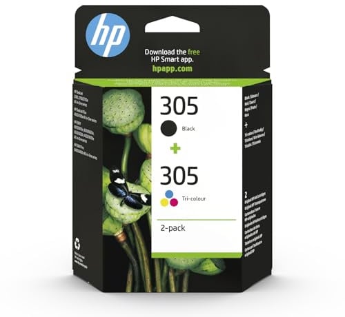 HP 305 Original Druckerpatronen Schwarz und Tri-Color, 2er-Pack
