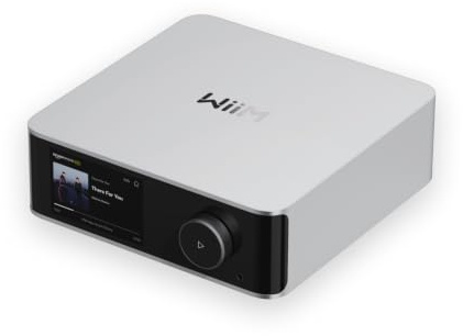 WiiM Ultra Hi-Res Musik-Streamer mit 3,5 Touchscreen und ESS DAC, Silver | WLAN-Streaming, RoomFit-Raumkorrektur, HDMI ARC, Phono, Alexa & Siri kompatibel, Hi-Res Multiroom – für Verstärker/Aktivboxen