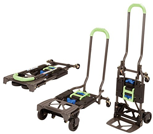 COSCO Shifter 135kg Multi Funktion Klappbar Handwagen und Sackkarre (Grün)