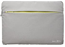 Acer Vero Laptophülle - Laptoptasche 15.6 Zoll, Notebook, Tablet, Laptop Tasche, aus 100% RPET Material, Schutz vor Schmutz und Stoßschäden, Fronttasche, grau