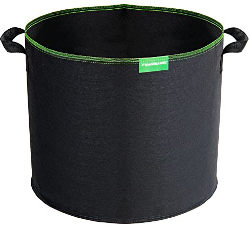 WUNDERGARDEN 4X 90l Pflanzsack - Pflanzsäcke Pflanztasche Pflanztaschen für Gemüsebeet - Pflanzensack Blumenkübel - Ø53 x Höhe 41cm