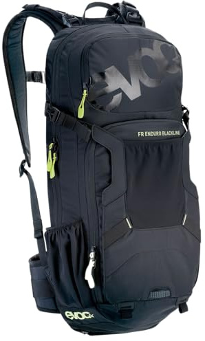 EVOC FR ENDURO BLACKLINE 16L Protektor Rucksack, Backpack für Bike-Touren & Trails (Fahrradrucksack, LITESHIELD BACK PROTECTOR & AIR SYSTEM Technologie, Größe XL)