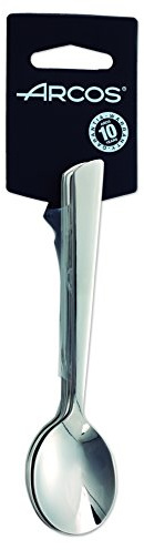 Arcos Edelstahl Kaffeelöffel Set - 140 mm Monoblock, 6-teilig, Serie Toscana - Perfekt für Küche und Café