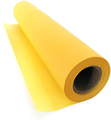 Skizzenpapier Skizzenrolle Seidenpapier Schnittmusterpapier Pauspapier rolle gelb Tracing paper Transparentpapier halbdurchsichtig A3 A4 30 g/m² 12 in x 50 yd