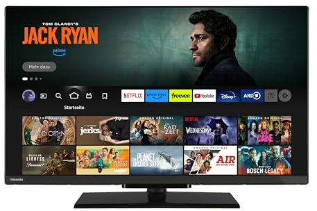 Toshiba 32 Zoll Fernseher Fire TV (HD-Ready, HDR, Smart TV, Triple-Tuner, Alexa Built-In, Bluetooth) 32WF3F63DAZ