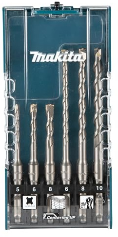 Makita E-15730 SDS-PLUS Steinbohrer-Set 6tlg.