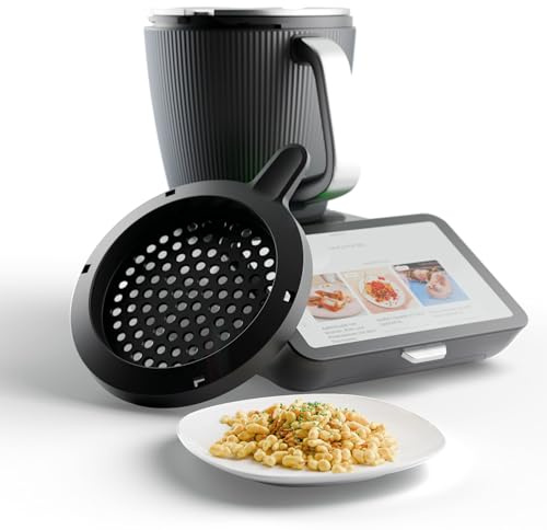 Wundermix – WunderSpatzl® Spätzlereibe passend für Thermomix TM7 • Spätzleaufsatz & Spätzlesieb • Spätzlehobel & Knöpfle-Maker • Spätzlemaschine Zubehör • BPA-frei & Made in Germany