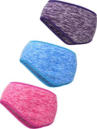 3 Stück Ohrenwärmer Stirnband Full Cover Ohrenschützer Stirnband Sport Stirnband für Outdoor Sport Fitness