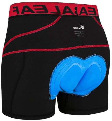 baleaf Fahrradhose Herren Radunterhose Gepolstert Radlerhose Gepolstert Fahrrad Unterhosen Radhose Kurz Radlerunterhose Fahrradunterwäsche Fahrradbekleidung