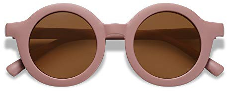 SOJOS Runde Polarisierte Kinder Sonnenbrille SK5606 | UV400 Schutz Strand Urlaub Jungs Mädchen Niedlich Rund