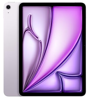 Apple iPad Air 11 mit M3 Chip: Apple Intelligence, Liquid Retina Display, 128 GB, 12 MP Frontkamera/Rückkamera, WLAN 6E, Touch ID, Batterie für den ganzen Tag – Violett