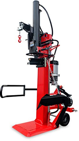 CROSSFER Holzspalter LS30T-PTO+E400V inkl. Hydraulische Seilwinde 490 Kg Zugleistung / 30 Tonnen Spaltkraft / 110cm Spaltlänge/Zapfwellenantrieb Dreipunkt + 5,5kW Elektromotor 400V / 2 Hand Bedienung