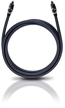 Oehlbach Easy Connect Opto 150 - Optisches Digitalkabel mit Toslink-Stecker - Geeignet für Soundbar, Blu-Ray Player & PS4-1,5 m - schwarz/grau