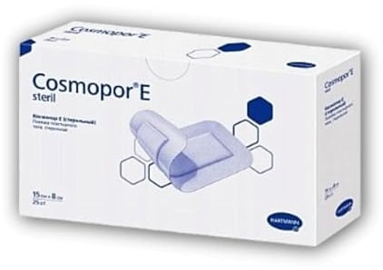 Hartmann Cosmopor E DressingGro es Wundpflaster, 15 cm x 8 cm, 25 St ck
