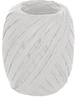 INNSPIRO Papierbast, weiß, 30m