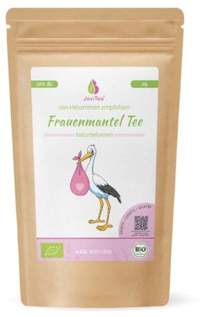 JoviTea® Frauenmanteltee BIO, für besondere Lebensphasen, geliebt von Frauen, made in Germany 100% natürlich und ohne Zusatz von Zucker - 80g
