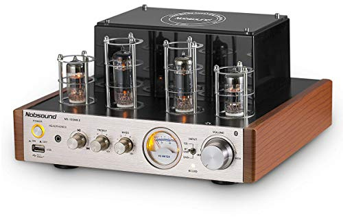 Nobsound MS-10D MKII Tube Amplifier Bluetooth/USB/Headphone Amp BASS&Treble HiFi Verstärker Audio Receiver Stereo Röhrenverstärker