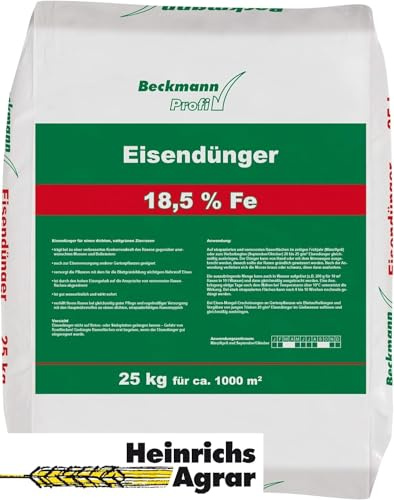 Beckmann/Kronos Profi Eisendünger 25 Kg von Heinrichs Agrar aus der Layenmühle - zur Bekämpfung von Moos im Rasen Garten