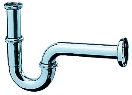 hansgrohe Siphon (Röhrensiphon für Waschbecken) chrom