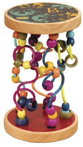 B. toys - A-Maze - Loopty Loo - Perlenlabyrinth - Hölzernes Drahtlabyrinth - 47 Perlen & 5 Labyrinthe - Klassisches Spielzeug für Babys, Kleinkinder, Kinder - 18 Monate +