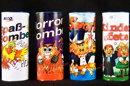 4 Tischfeuerwerke Fun Bombs