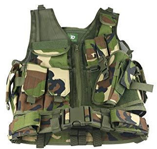 Desert Hawk Tactical USMC SWAT Einsatzweste mit Koppel Jagd Molle Weste
