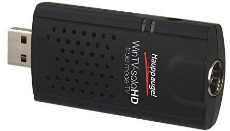Hauppauge WinTV-soloHD 01589 - USB TV-Tuner - digitales Fernsehen DVB-T2 HD, DVB-C HD, DVB-T für Laptop oder PC