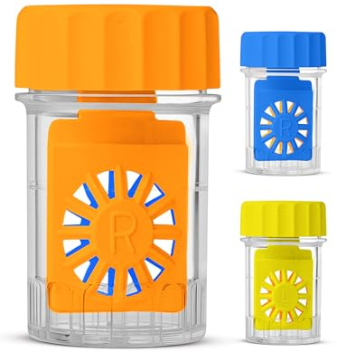 Colored Contact Lens Containers, Contact Lens Cleaning Cleaner Containers, Lens Cleaning Containers, Colored Contact Lens Containers | 3 pieces