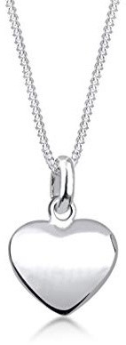 Elli Halskette Damen Herz Anhänger Klassisch Filigran 925 Sterling Silber