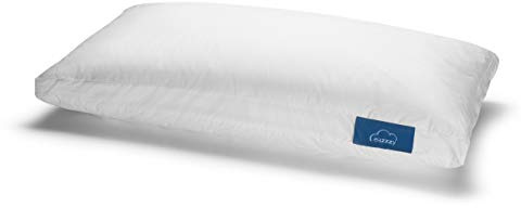 Genius, Baumwolle, eazzzy Kopfkissen 40x80 cm - orthopädisches Schlafkissen für den ruhigen Schlaf aus Milchfaser mit Aloe Vera - Allergikergeeignet stützend Oeko-TEX Nacken-Stützkissen, weiß, A19202