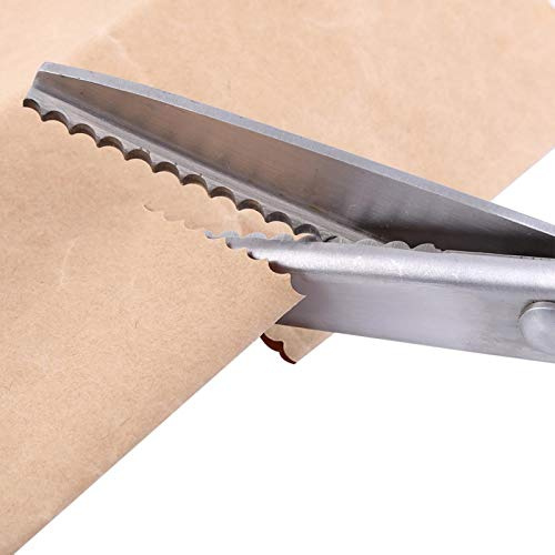 Edelstahl Zackenschere, Stoff dekorative Runde/Dreieck Rand Zackenschere Schere Clipper 3 5 7mm(5mm)