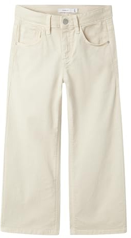 NAME IT Mädchen Nkfrose Wide Twi Pant 1115-tp Noos Hose, Turtledove, 146 EU