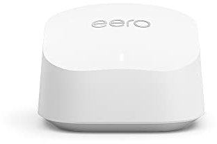 Amazon eero 6+ Mesh-WLAN-Router | 1-Gbit/s-Ethernet | Bis zu 140 m² Abdeckung | Für Verbindungen mit über 75 Geräten | Einzelpack | 2022